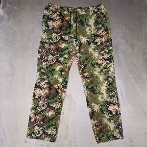 Dogg Supply Men's XL (38x30) Cargo Jogger Digital Camo Drawstring Pants Comfort